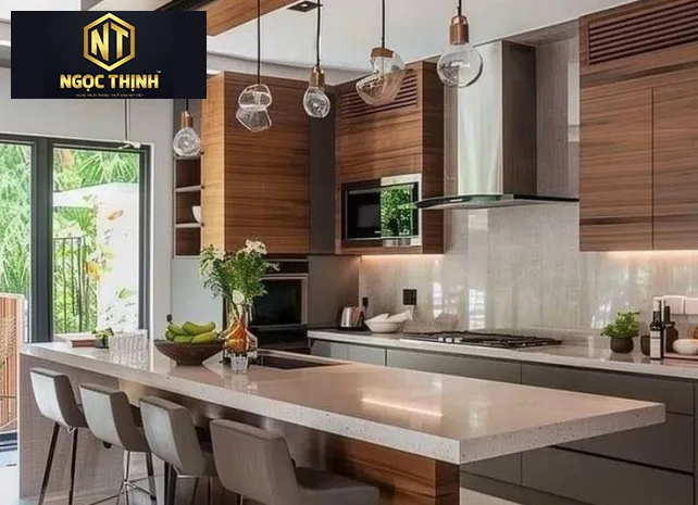 QUẦY BAR PHÒNG BẾP SANG TRỌNG HIỆN ĐẠI